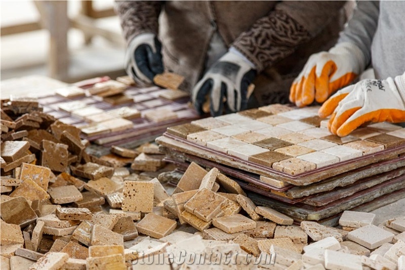 Travertine Mosaic Tiles