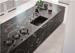 Black Marble Kitchen Countertop Black Marble Kitchen Countertop