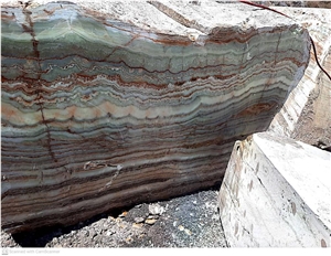 Green Wooden Onyx Block
