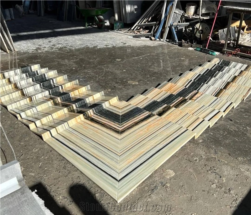 Multicolor Marble Block