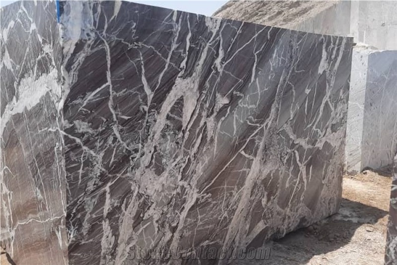 Red White Marble Blocks
