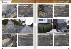 Kutahya Black Slate Tiles