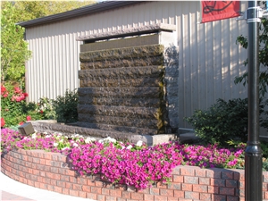 Morning Rose Granite Nipigon Fountain, Water Feature
