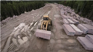 Vermillion Pink Granite-Morning Rose/ North American Pink Granite Blocks
