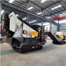 Efficiency 100T/H Mobile Construct  Lime Stone Crusher Plant
