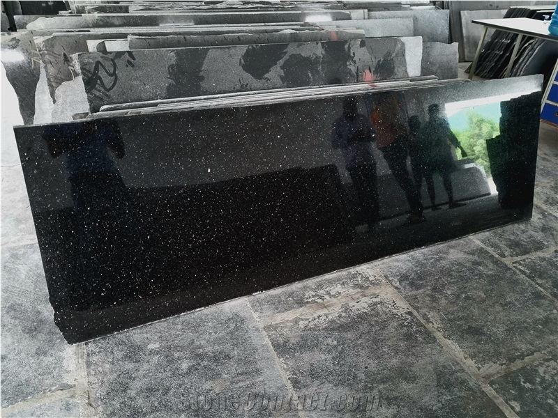 Black Galaxy Granite Slabs