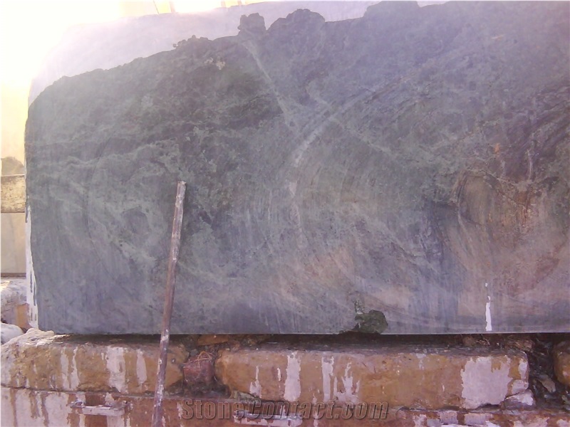 India Green Marble Blocks