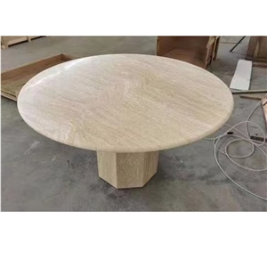 Best Price Beige Travertine Coffee Table