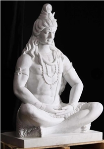 Carved Life Size Hindu God Statue Stone Lord Ganesha Statue