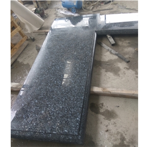 Customize Blue Pearl Prefab Granite Kitchen Countertop