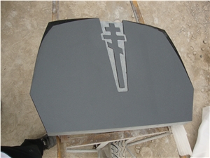 High Polished China Black Granite Muslim Gravestones