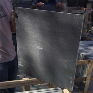 High Quality Natural Black Slate Flooring Tiles