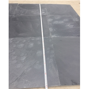 High Quality Natural Black Slate Flooring Tiles