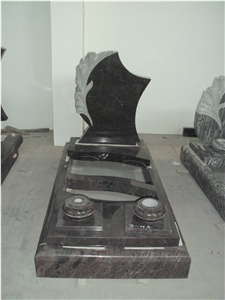 Indian Granite Aurora Paradiso Granite Tombstone
