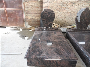 Indian Granite Aurora Paradiso Granite Tombstone