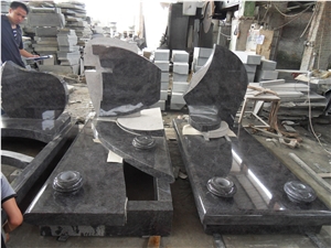Japanese Monument Designs Jet Black Headstone And Monument