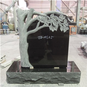 Japanese Monument Designs Jet Black Headstone And Monument
