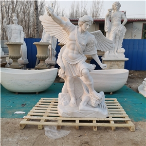 Life Size Natural Stone White Marble Statues Of Naked Women