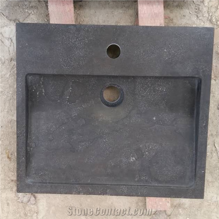 Lower Price Rectangular Blue Bluestone Wash Basin Sinks