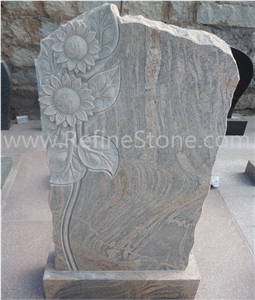 Western Style Upright Cheap Butterfly Headstones
