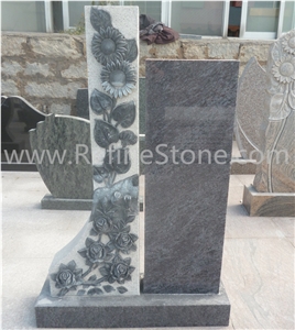 Western Style Upright Cheap Butterfly Headstones