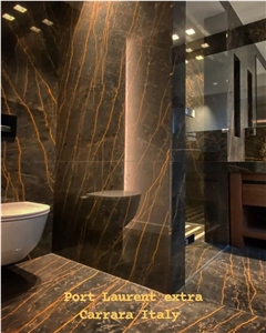 Nero Port Laurent Marble Bathroom Design