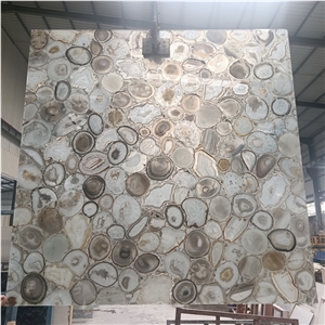 Agate Grey Semi-Precious Stone