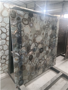 Agate Grey Semi-Precious Stone