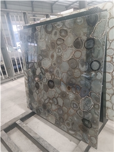 Agate Grey Semi-Precious Stone