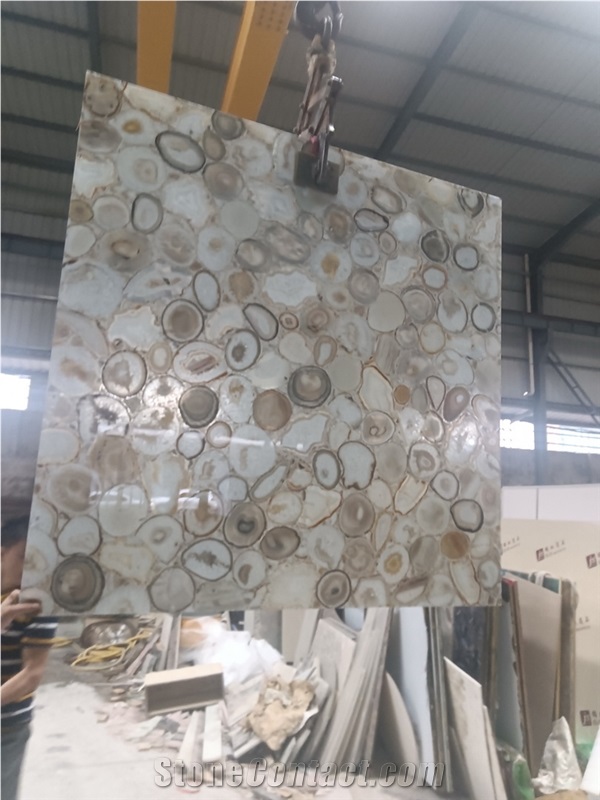 Agate Grey Semi-Precious Stone