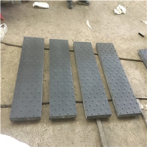 Black Basalt Tactile Pavers Blind Stone Pedestrian Pavers