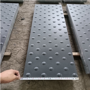 Black Basalt Tactile Pavers Blind Stone Pedestrian Pavers