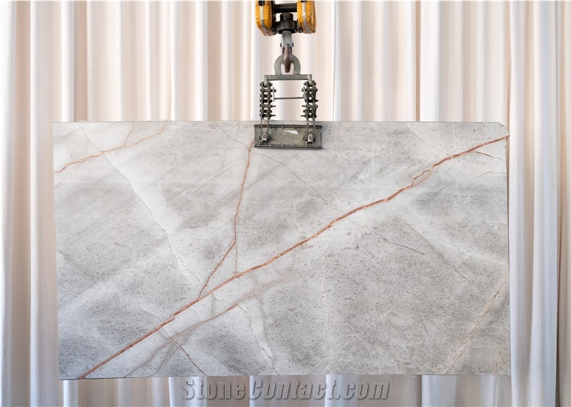 Grey Roots Marble / Astana Grey Marble Slabs 2 Cm