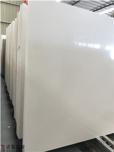 300X140x1.5Cm Pure White Blanco Quartz Curazo Slabs