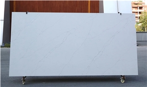 Canada Artificial Calacatta White Quartz Stone Slabs