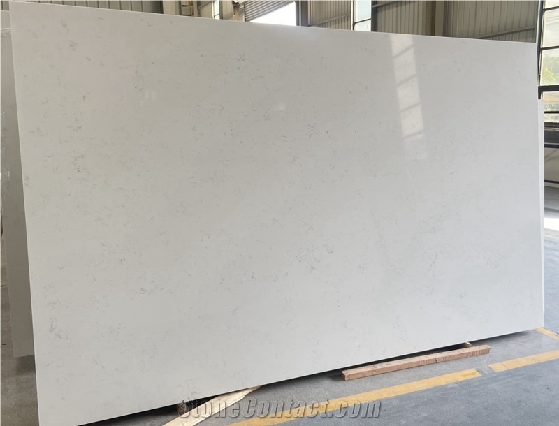 United Kingdom Calacatta White Quartz Slabs