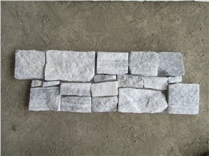 Cloudy Grey Quartzite Stacked Stone Veneer