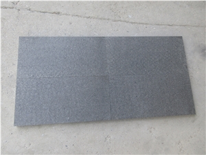 Flamed Black Granite G36 Tiles
