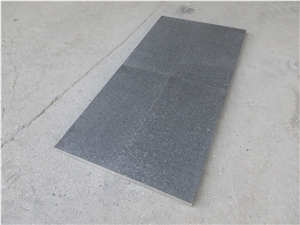 Flamed Black Granite G36 Tiles