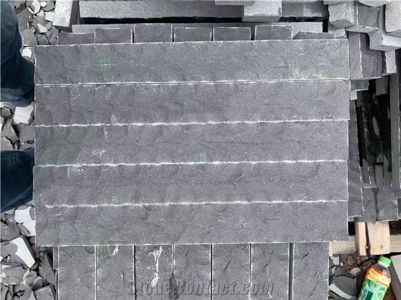 Black Basalt Driveway Roadside Kerbstone Curbstone