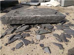 Black Basalt Natural Surface Zhangpu Black Stone