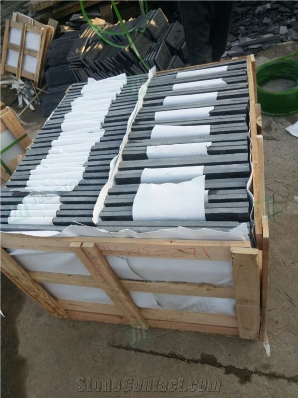 Black Basalt Natural Surface Zhangpu Black Stone