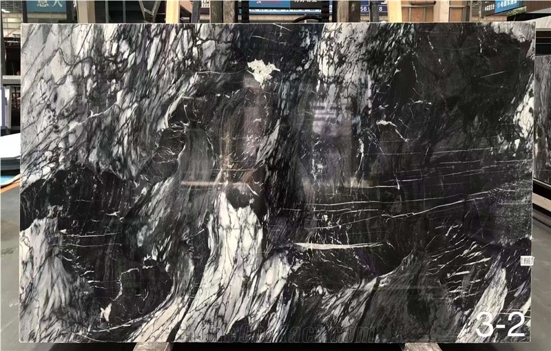 Hilton Black Fusion Black Marble Big Slabs And Tiles