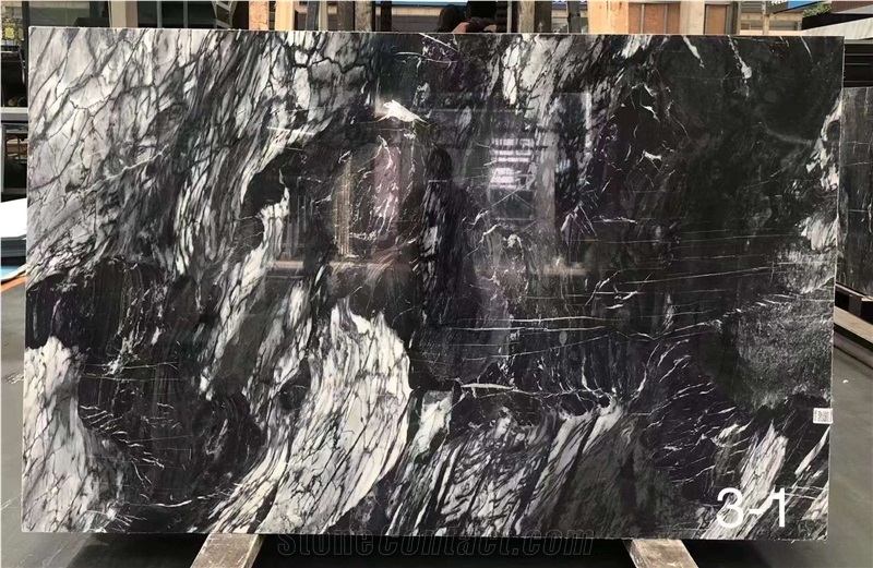 Hilton Black Fusion Black Marble Big Slabs And Tiles