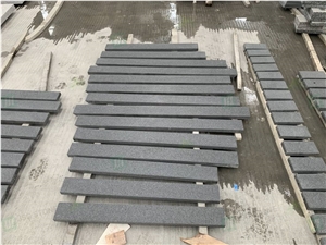 Hotsale Zimbabwe Black Granite Outdoor Steps Stairs Treads, Stair Thresholds