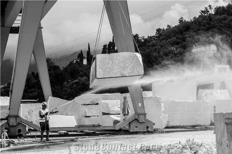 Grigio Argentato Marble Blocks