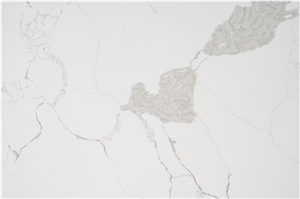 Artificial Quartz Stone For Kithen Grey White Color