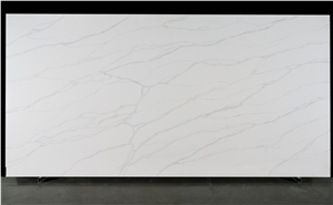 Beautiful Hot Sell Veins Grey Color Quartz Stone Slab