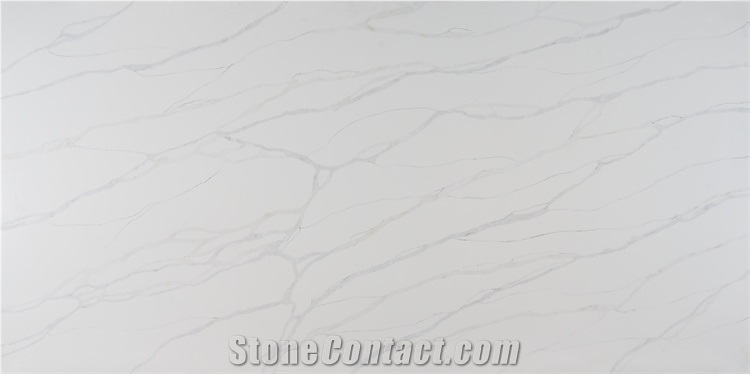 Beautiful Hot Sell Veins Grey Color Quartz Stone Slab