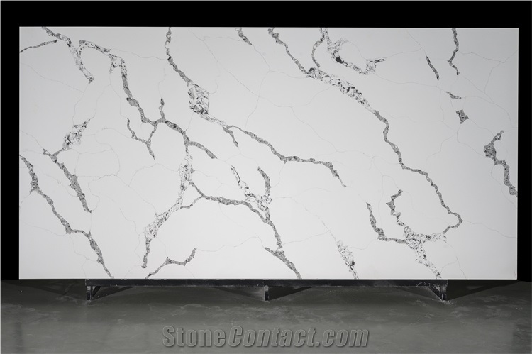 Best Selling Calacatta Quartz Slab For Hotel Project